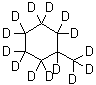 十四氘代甲基环己烷分子结构 (CAS 10120-28-2)