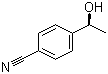 (S)-1-(4-氰基苯基)乙醇分子结构 (CAS 101219-71-0)