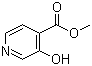 3-羟基异烟酸甲酯分子结构 (CAS 10128-72-0)