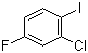 2-氯-4-氟-1-碘苯分子结构 (CAS 101335-11-9)