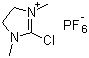 2-氯-1,3-二甲基咪唑鎓六氟磷酸盐分子结构 (CAS 101385-69-7)