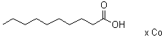 Cobalt caprate molecular structure (CAS 10139-54-5)
