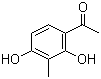 1-(2,4-二羟基-3-甲基苯基)乙酮分子结构 (CAS 10139-84-1)