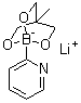 2-吡啶基硼酸三羟甲基乙烷酯锂盐分子结构 (CAS 1014717-10-2)