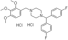 盐酸洛美利嗪分子结构 (CAS 101477-54-7)