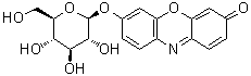 试卤灵 beta-D-吡喃葡萄糖苷分子结构 (CAS 101490-85-1)