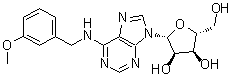 N-[(3-甲氧基苯基)甲基]-腺苷分子结构 (CAS 101565-95-1)