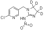 吡虫啉-d<sub>4</sub>分子结构 (CAS 1015855-75-0)