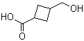 结构式 CAS# 1015856-00-4, 3-(羟甲基)环丁烷羧酸