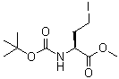 (S)-2-叔丁氧羰基氨基-4-碘丁酸甲酯分子结构 (CAS 101650-14-0)