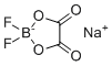 二氟(草酸)硼酸钠分子结构 (CAS 1016545-84-8)