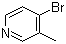 4-溴-3-甲基吡啶分子结构 (CAS 10168-00-0)