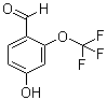 4-羟基-2-(三氟甲氧基)苯甲醛分子结构 (CAS 1017083-37-2)