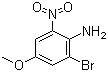 2-溴-4-甲氧基-6-硝基苯胺分子结构 (CAS 10172-35-7)