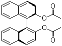 (R)-(-)-联萘酚二乙酸酯分子结构 (CAS 101758-48-9)