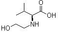 N-(2-羟基乙基)-L-缬氨酸分子结构 (CAS 101769-73-7)