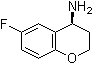 (4S)-6-氟-3,4-二氢-2H-1-苯并吡喃-4-胺分子结构 (CAS 1018978-85-2)