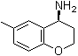 (4S)-3,4-Dihydro-6-methyl-2H-1-benzopyran-4-amine molecular structure (CAS 1018978-88-5)