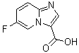 6-氟咪唑并[1,2-a]吡啶-3-羧酸分子结构 (CAS 1019021-85-2)