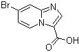 7-溴咪唑并[1,2-a]吡啶-3-羧酸分子结构 (CAS 1019021-93-2)