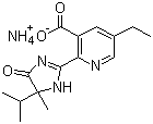 咪草烟铵盐分子结构 (CAS 101917-66-2)