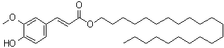 E-Ferulic acid docosyl ester molecular structure (CAS 101927-24-6)