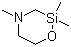 2,2,4-Trimethyl-1-oxa-4-aza-2-silacyclohexane molecular structure (CAS 10196-49-3)