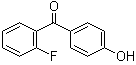 2-氟-4'-羟基二苯甲酮分子结构 (CAS 101969-75-9)