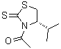 (S)-3-乙酰基-4-异丙基噻唑烷-2-硫酮分子结构 (CAS 101979-45-7)