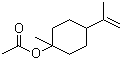 1-甲基-4-(1-甲基乙烯基)环己醇乙酸酯分子结构 (CAS 10198-23-9)