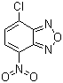 4-氯-7-硝基苯并-2-氧杂-1,3-二唑分子结构 (CAS 10199-89-0)