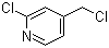 2-氯-4-(氯甲基)吡啶分子结构 (CAS 101990-73-2)