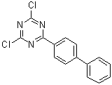 2-[1,1'-联苯]-4-基-4,6-二氯-1,3,5-三嗪分子结构 (CAS 10202-45-6)