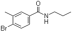 4-溴-3-甲基-N-丙基苯甲酰胺分子结构 (CAS 1020252-79-2)