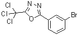 2-(3-溴苯基)-5-(三氯甲基)-1,3,4-恶二唑分子结构 (CAS 1020252-87-2)