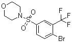 4-[[4-溴-3-(三氟甲基)苯基]磺酰基]吗啉分子结构 (CAS 1020253-04-6)