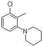 1-(3-氯-2-甲基苯基)哌啶分子结构 (CAS 1020253-08-0)