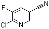 6-氯-5-氟烟腈分子结构 (CAS 1020253-14-8)