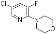 4-(5-Chloro-3-fluoro-2-pyridinyl)morpholine molecular structure (CAS 1020253-17-1)