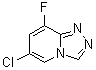 6-氯-8-氟-1,2,4-三唑并[4,3-a]吡啶分子结构 (CAS 1020253-21-7)