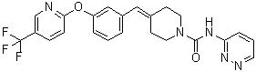 结构式 CAS# 1020315-31-4, PF 04457845