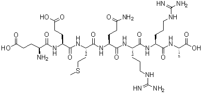 Acetyl heptapeptide-4 molecular structure (CAS 1020413-67-5)