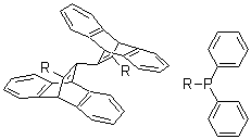 12,12'-Bis(diphenylphosphino)-9,9',10,10'-tetrahydro-11,11'-bi-9,10-ethenoanthracene molecular structure (CAS 1020670-88-5)