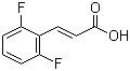 2,6-Difluorocinnamic acid molecular structure (CAS 102082-89-3)
