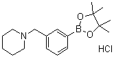 3-(Piperidin-1-ylmethyl)phenylboronic acid pinacol ester hydrochloride molecular structure (CAS 1021186-08-2)