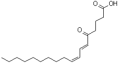 (6E,8Z)-5-Oxo-6,8-octadecadienoic acid molecular structure (CAS 1021188-25-9)