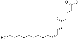 (6E,8Z)-18-Hydroxy-5-oxo-6,8-octadecadienoic acid molecular structure (CAS 1021188-26-0)