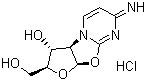(-)-Cyclocytidine hydrochloride molecular structure (CAS 10212-25-6)