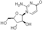 2-Amino-1-beta-D-arabinofuranosyl-4(1H)-pyrimidinone molecular structure (CAS 10212-30-3)