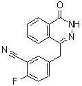 5-[(3,4-Dihydro-4-oxo-1-phthalazinyl)methyl]-2-fluorobenzonitrile molecular structure (CAS 1021298-68-9)